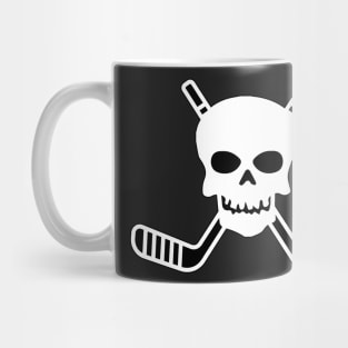 SKULL AND CROSSED HOCKEY STICKS Mug